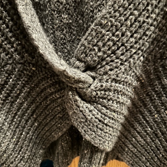 Womens Ruby Moon grey off the shoulder sweater size medium - Picture 7 of 10